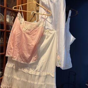 Cream Lace Sleepwear